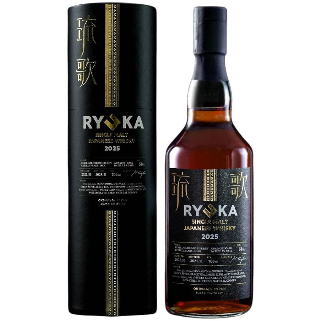 《新里酒造》琉歌單一純麥日本威士忌 2025